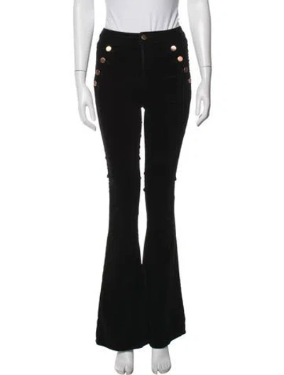 Pre-owned Ramy Brook Flared Pants In Black