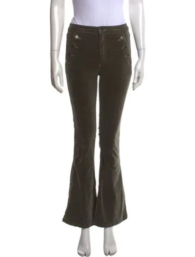 Pre-owned Ramy Brook Flared Pants In Green