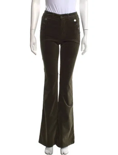 Pre-owned Ramy Brook Flared Pants In Green