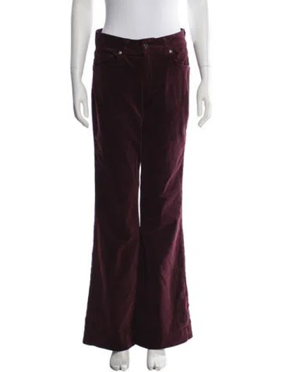 Pre-owned Ramy Brook Flared Pants In Purple