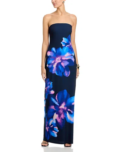 Ramy Brook Floral Nora Maxi Dress In Blue