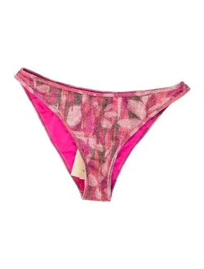 Pre-owned Ramy Brook Floral Print Bottoms W/ Tags In Pink