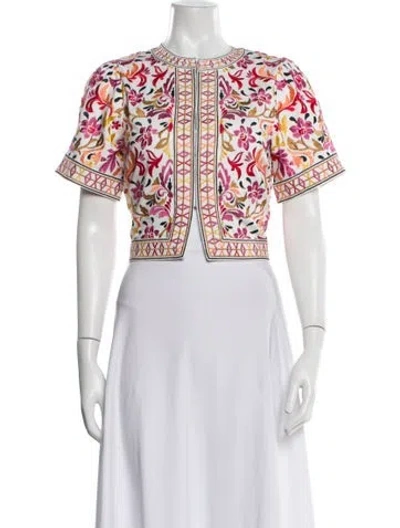 Pre-owned Ramy Brook Floral Print Jacket W/ Tags In Multicolor
