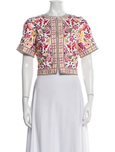 Pre-owned Ramy Brook Floral Print Jacket W/ Tags In Multicolor