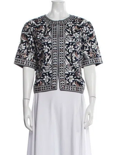 Pre-owned Ramy Brook Floral Print Jacket W/ Tags In Multicolor