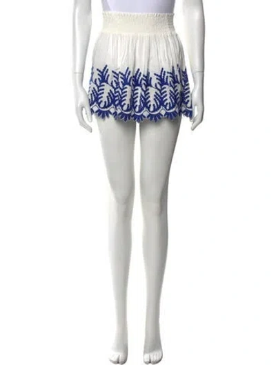 Pre-owned Ramy Brook Floral Print Mini Skirt In Multi