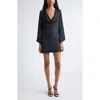 Ramy Brook Florinda Long Sleeve Minidress In Black