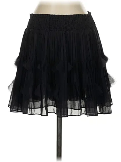Pre-owned Ramy Brook Formal Skirt In Black