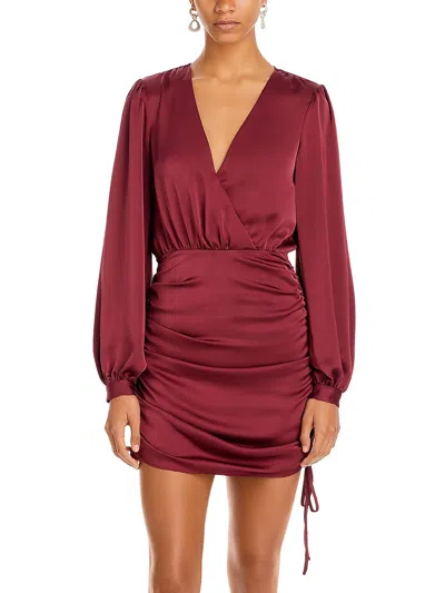 Ramy Brook Foxy Womens Ruched Short Mini Dress In Multi