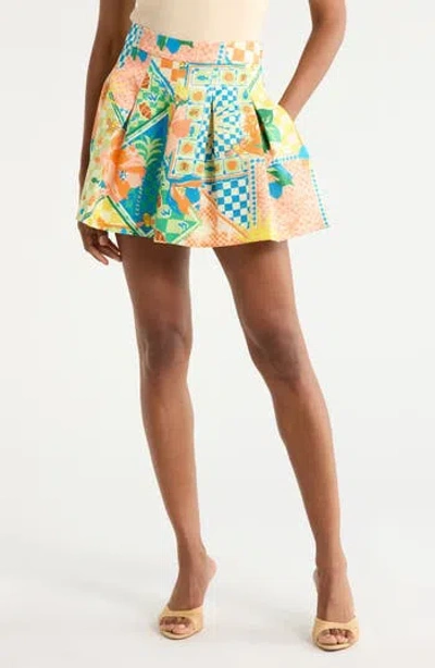 Ramy Brook Frankie Print Skort In Multi
