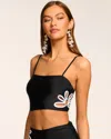 Ramy Brook Franny Cutout Bikini Top In Black Cutout