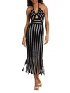 Ramy Brook Frida Dress In Black/ivory In Black