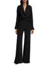 Ramy Brook Gaius Pant In Black City Stripe In Black
