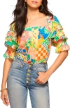 RAMY BROOK RAMY BROOK GARDEN LULA OFF THE SHOULDER TOP