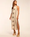 Ramy Brook Gardenia Halter Coverup Midi Dress In Neutral