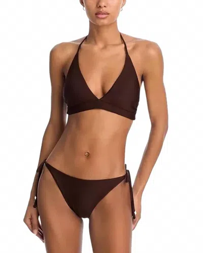 Ramy Brook Gari Bikini Top & Benni Bikini Bottom Set In Brown
