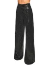 Ramy Brook Gavin Wide Leg Sparkle Pant In Black