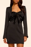 Ramy Brook Gia Long-sleeve Capelet In Black