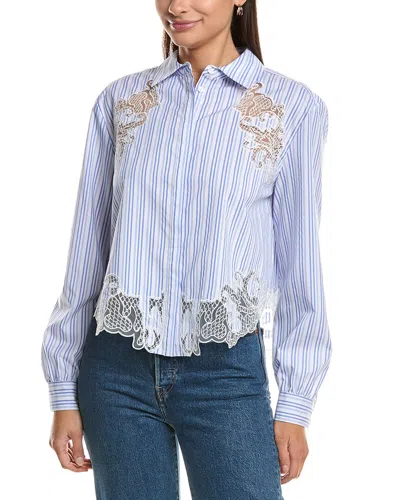 Ramy Brook Gia Top In Blue