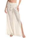 Ramy Brook Glora Zigzag Coverup Pant In White