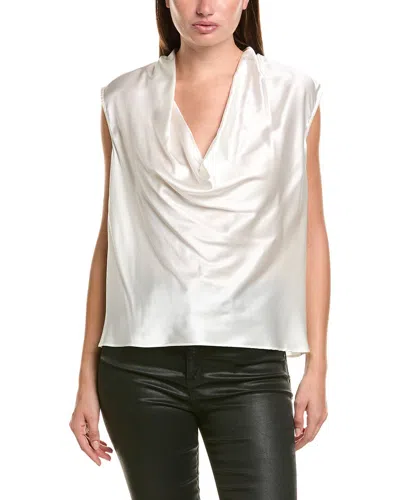 Ramy Brook Gregory Silk-blend Top In Metallic