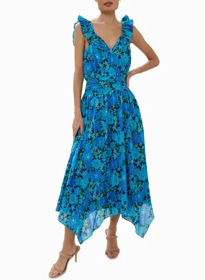 Ramy Brook Greta Midi Dress In Blue