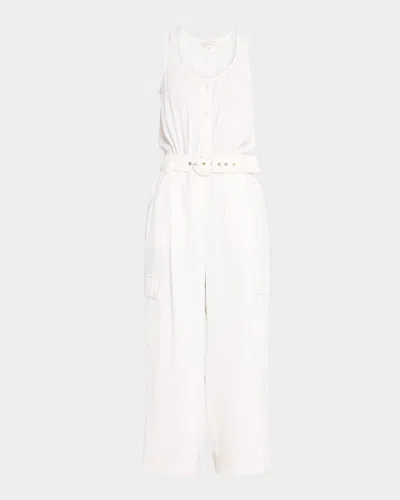 Ramy Brook Greta Utility Jumpsuit In Ivory
