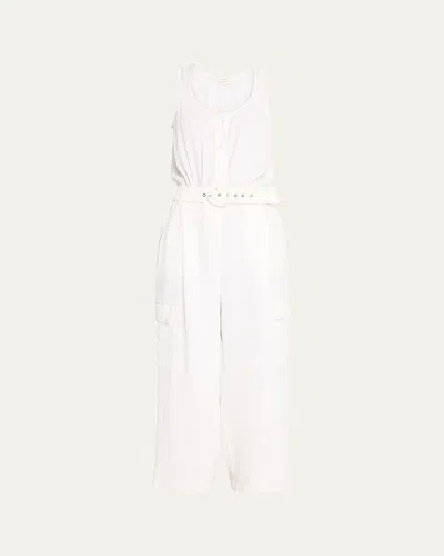 Ramy Brook Greta Utility Jumpsuit In Ivory