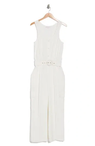Ramy Brook Greta Wide Leg Crop Jumpsuit In White