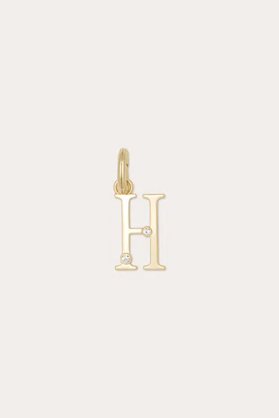 Ramy Brook H Charm In Gold