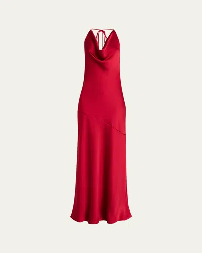RAMY BROOK HALEIGH BACKLESS COWL-NECK GOWN
