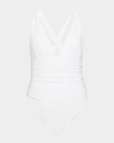 Ramy Brook Haley One-piece Swimsuit In White