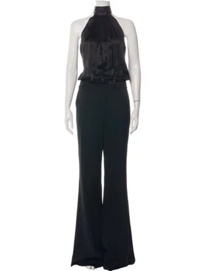 Pre-owned Ramy Brook Halterneck Jumpsuit In Black