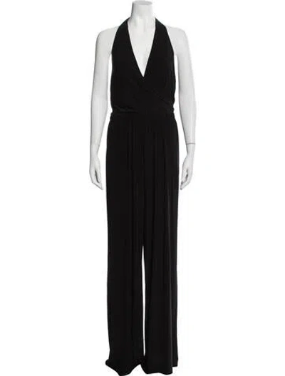 Pre-owned Ramy Brook Halterneck Jumpsuit In Black
