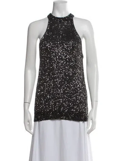 Pre-owned Ramy Brook Halterneck Sweater In Brown