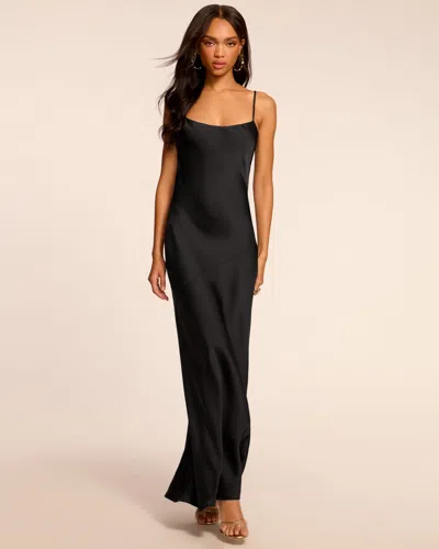 Ramy Brook Hansel Cowl Neck Sleeveless Gown In Black