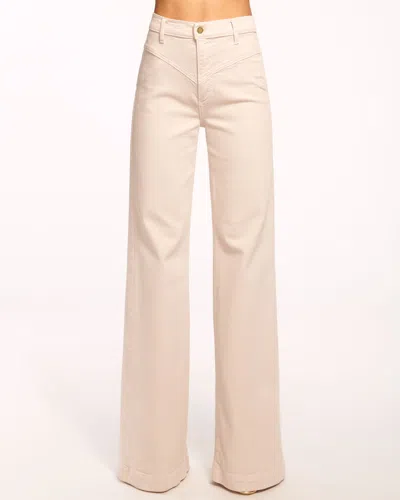 Ramy Brook Harmoni High-waisted Yoke Front Jean In Bone
