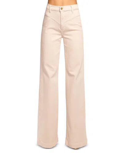 Ramy Brook Harmoni High-waisted Yoke Front Jean In Bone