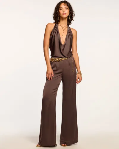 Ramy Brook Harriet Halter Jumpsuit In Desert Brown