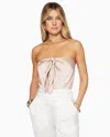 Ramy Brook Harriet Silk Halter Tank Top In Blush