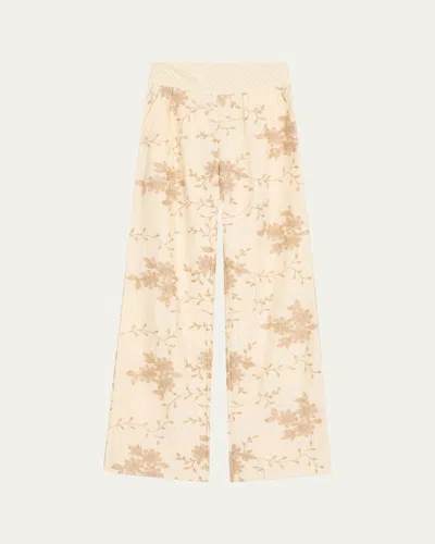 Ramy Brook Heidi Beaded Wide-leg Pants In Multi