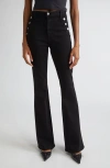 Ramy Brook Helena High-rise Flare Jean In Black