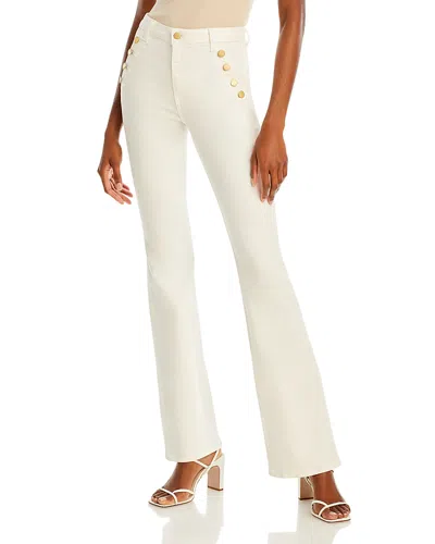 Ramy Brook Helena Button Trim Pants In White