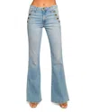 Ramy Brook Helena Flare Jeans In Light Wash In Blue