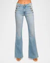 Ramy Brook Helena High-rise Flare Jeans In Light Wash In Light Wash