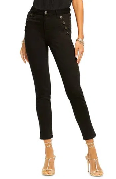 Ramy Brook Helena High Waist Skinny Jeans In Black
