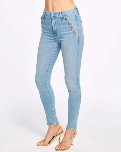 Ramy Brook Helena High-rise Skinny Jean Light Wash In Blue