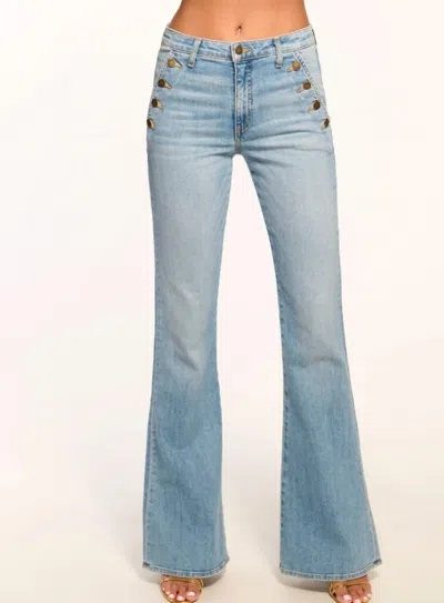 Ramy Brook High-rise Flare Jeans In Light Wash