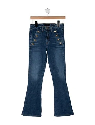 Pre-owned Ramy Brook High-rise Flared Jeans In Blue