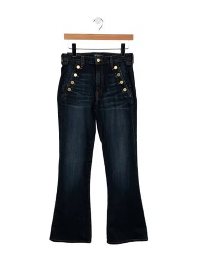 Pre-owned Ramy Brook High-rise Flared Jeans In Blue